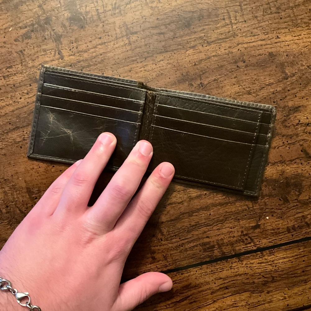 Men's Black Leather Wallet